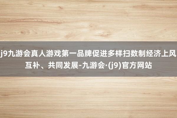 j9九游会真人游戏第一品牌促进多样扫数制经济上风互补、共同发展-九游会·(j9)官方网站